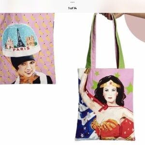BRAND-NEW BAG ASHLEY LONGSHORE TOTE Wonder Woman & Josephine Baker